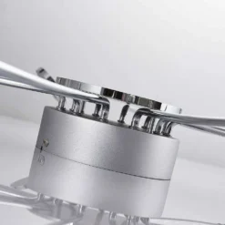 Meru Plafondlamp Ø100 Chrome/White - Lindby - Koop Online -Kwalitatieve Woonwinkel 42510965338666