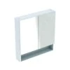 Geberit Selnova Square - Spiegelkast 850x588x175 Mm, 2 Deuren, Glanzend Wit 501.264.00.1