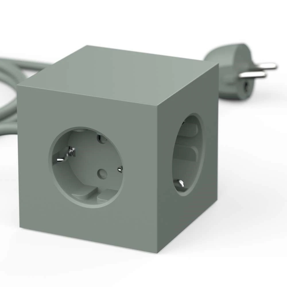 Square 1 USB A & Magnet 1,8m Oak Green - Avolt - Koop Online 6 Square 1 USB A & Magnet 1,8m Oak Green - Avolt - Koop Online - Afbeelding 4