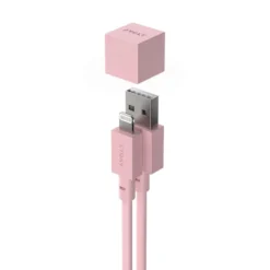 Cable 1 USB A 1,8m Old Pink - Avolt - Koop Online -Kwalitatieve Woonwinkel 7350103840304pink cable3