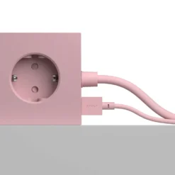 Cable 1 USB A 1,8m Old Pink - Avolt - Koop Online -Kwalitatieve Woonwinkel 7350103840304pink cable4