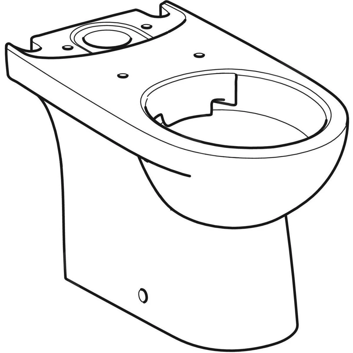 Geberit Selnova - Duoblok Pot, Rimfree, Wit 500.488.01.1 5 Geberit Selnova - Duoblok Pot, Rimfree, Wit 500.488.01.1 - Afbeelding 3