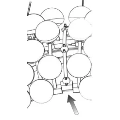 Prongs Met 6 Stk. Voor Caboche Medium - Foscarini - Koop Online -Kwalitatieve Woonwinkel 820090000708320caboche20prongs20foscarini lampemesteren.dk 3