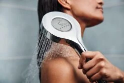 Hansa Activejet - Handdouche Digital 120, Met Display, Chroom/licht Grijs 84310180 -Kwalitatieve Woonwinkel ae82db183274cc4d890431f7