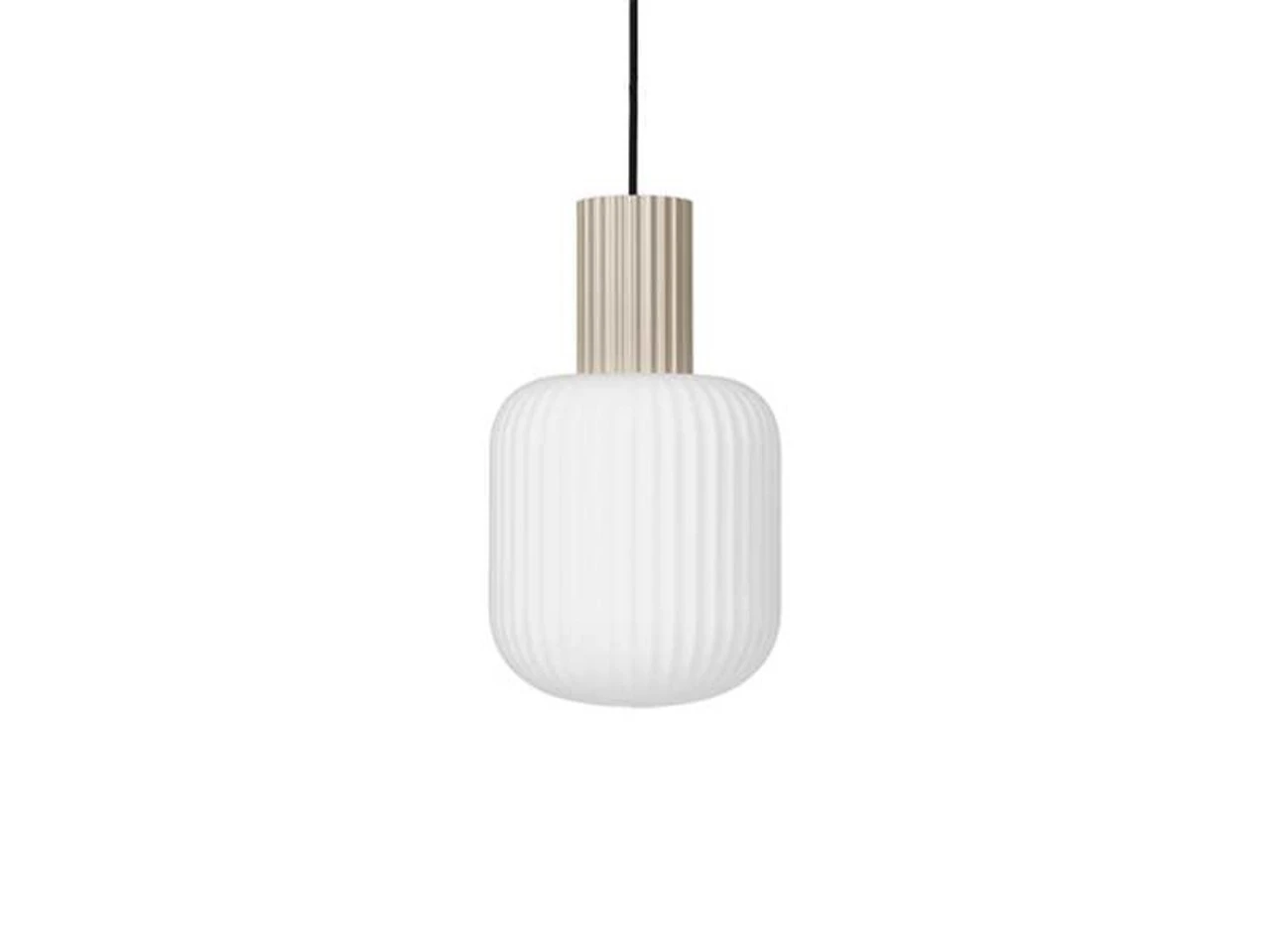 Broste Copenhagen Lolly Hanglamp Zand - Ø20XH34cm 3 Broste Copenhagen Lolly Hanglamp Zand - Ø20XH34cm
