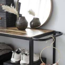 House Doctor Trolley Bruin Hout Metaal -Kwalitatieve Woonwinkel house doctor trolley bruin hout metaal 2