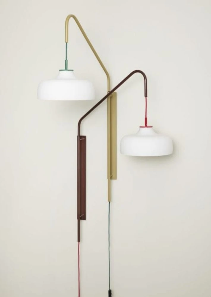 Hubsch Current Wandlamp Rood/bruin - 961617 5 Hubsch Current Wandlamp Rood/bruin - 961617 - Afbeelding 3