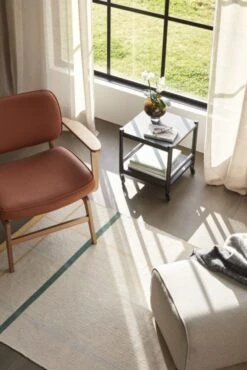 Hubsch Lounge Stoel - Naturel/bruin -Kwalitatieve Woonwinkel hubsch lounge stoel naturel bruin 4