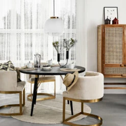 Kwalitatieve Woonwinkel -Kwalitatieve Woonwinkel nordal teak kast met webbing 1